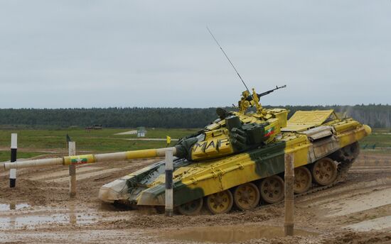 Russia Army Games Tank Biathlon