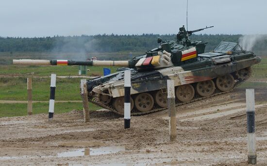 Russia Army Games Tank Biathlon