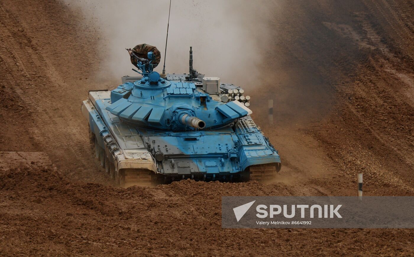 Russia Army Games Tank Biathlon