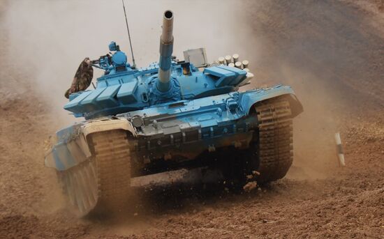 Russia Army Games Tank Biathlon