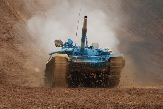 Russia Army Games Tank Biathlon