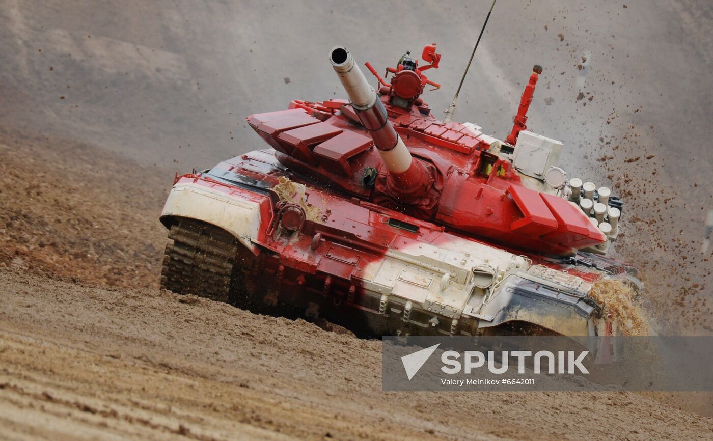 Russia Army Games Tank Biathlon