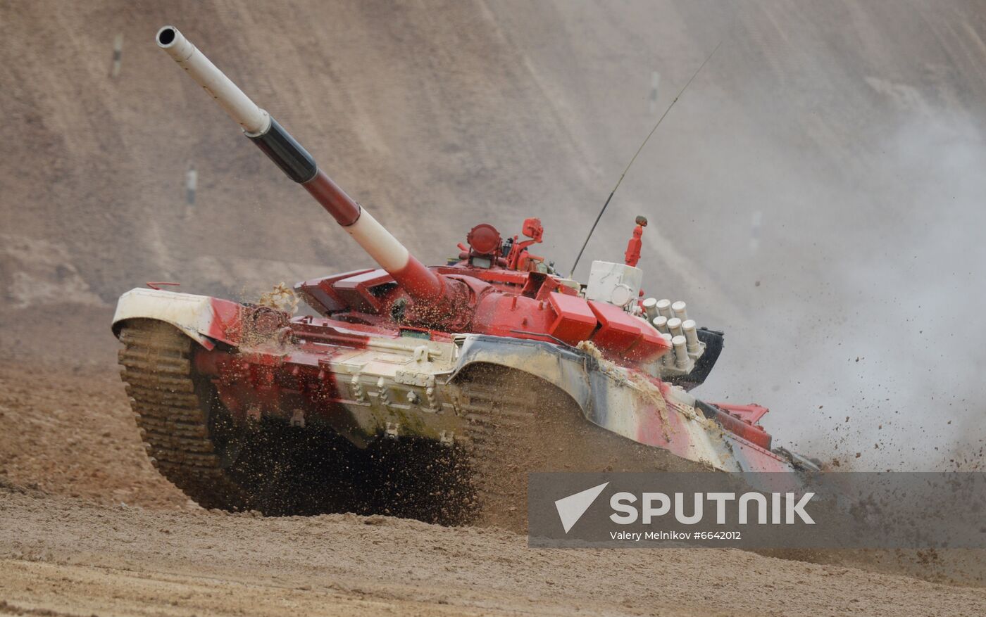 Russia Army Games Tank Biathlon