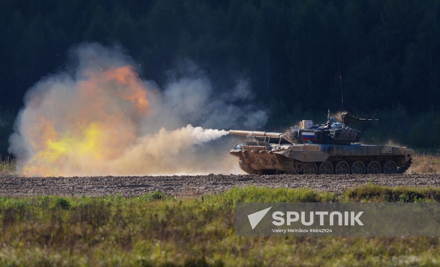 Russia Army Games Tank Biathlon