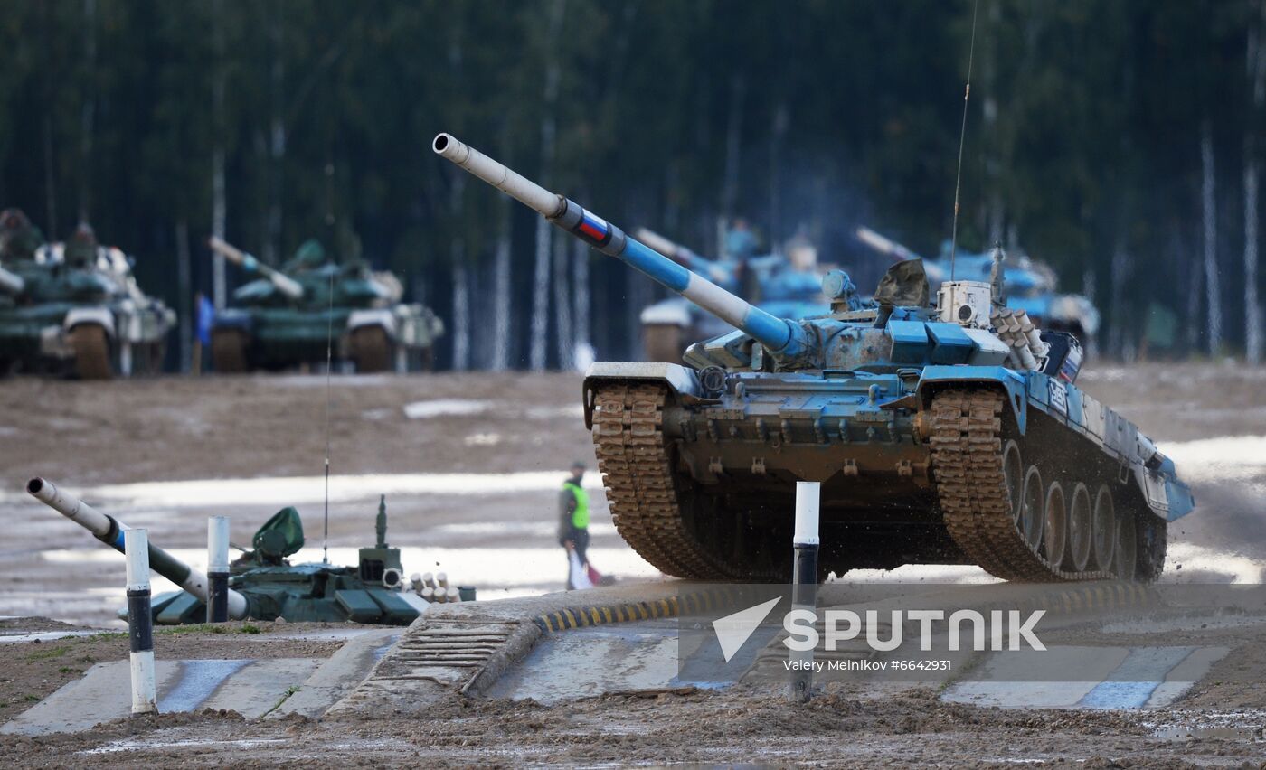 Russia Army Games Tank Biathlon