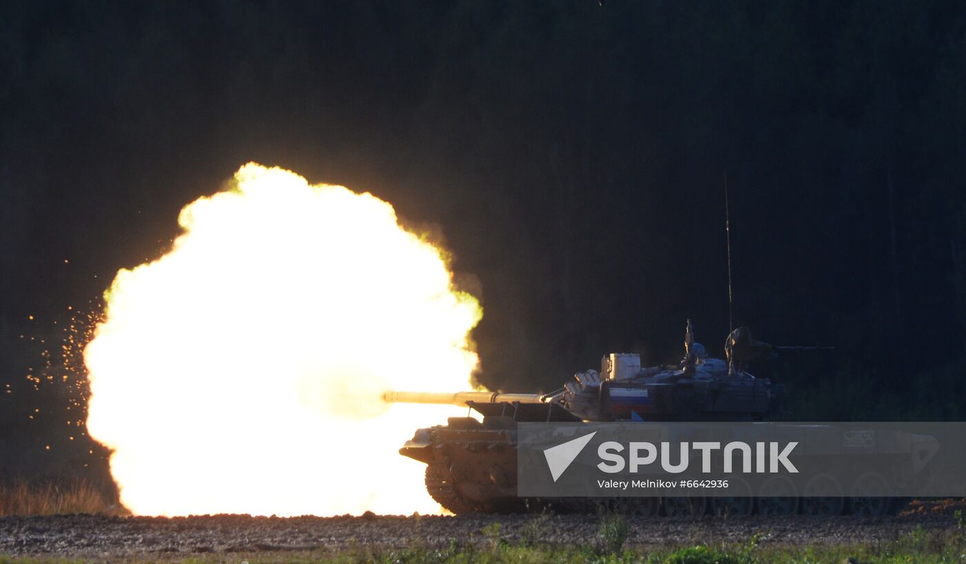 Russia Army Games Tank Biathlon