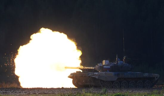 Russia Army Games Tank Biathlon