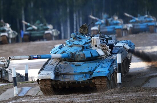 Russia Army Games Tank Biathlon