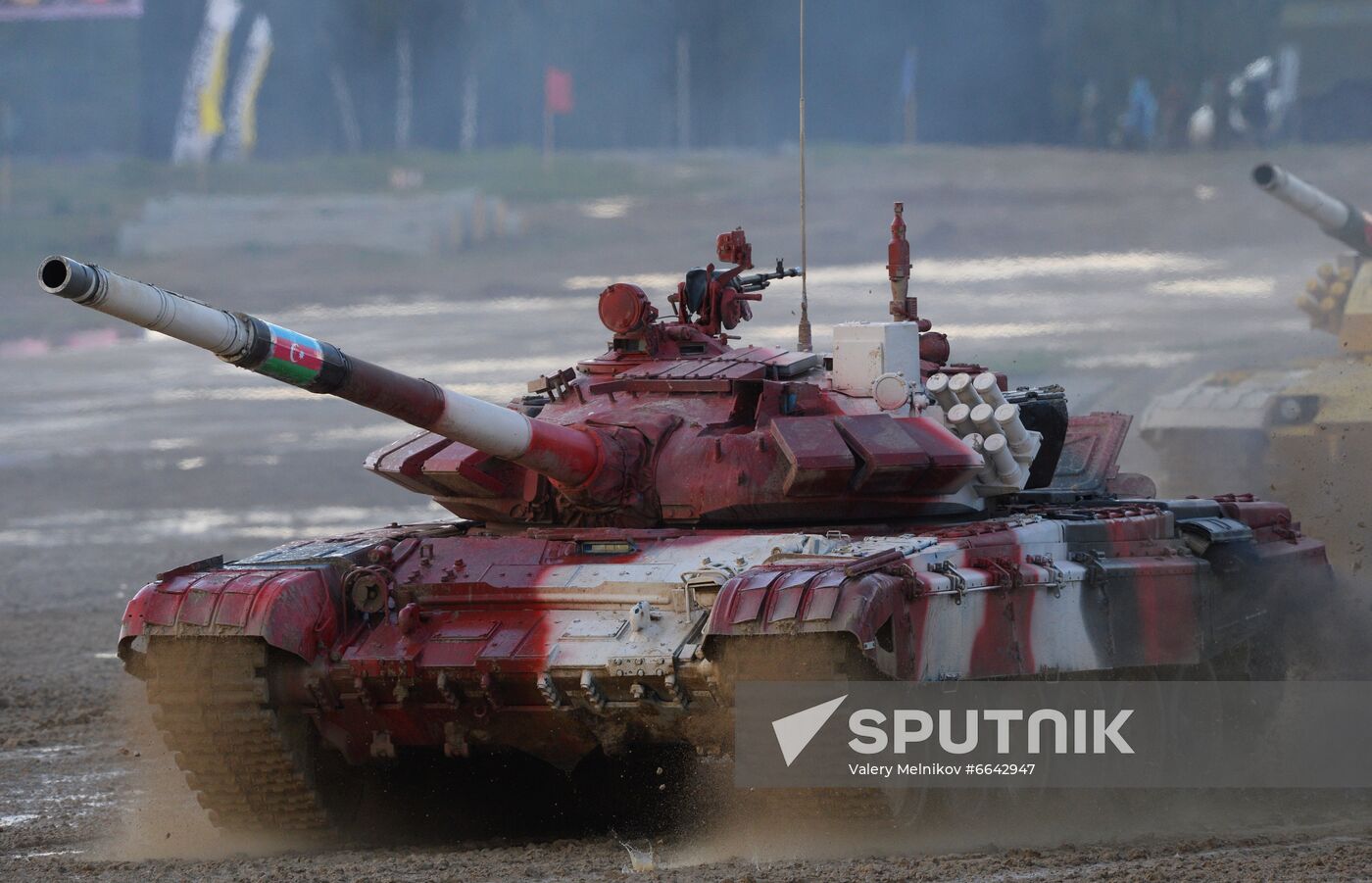 Russia Army Games Tank Biathlon