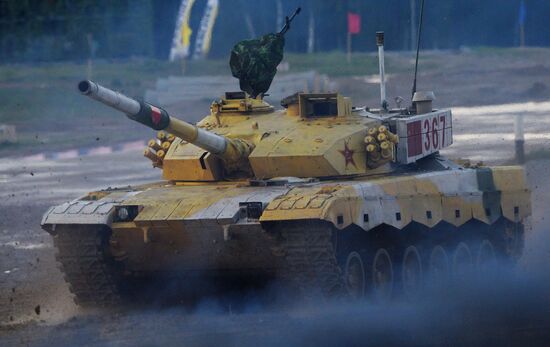 Russia Army Games Tank Biathlon