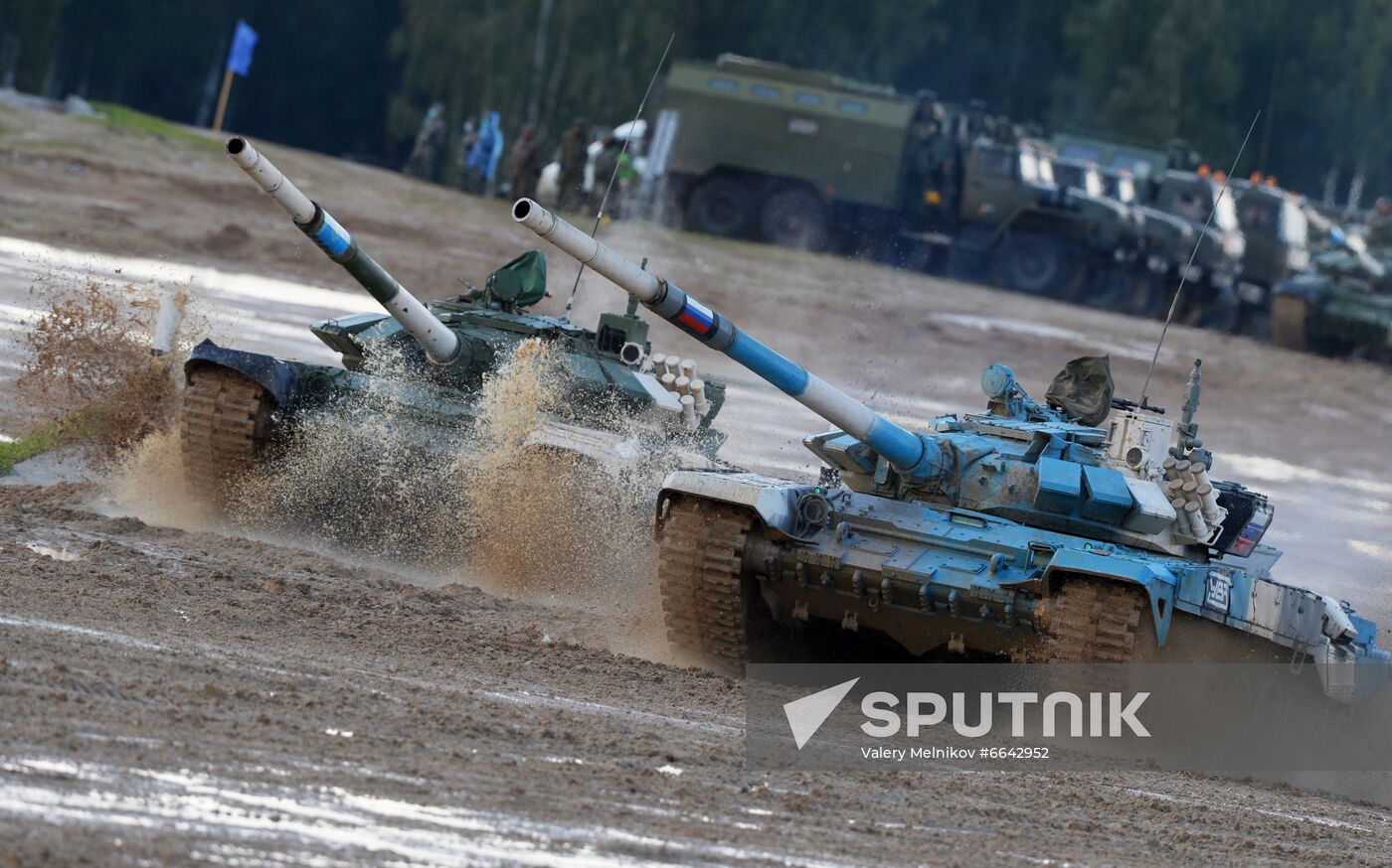 Russia Army Games Tank Biathlon