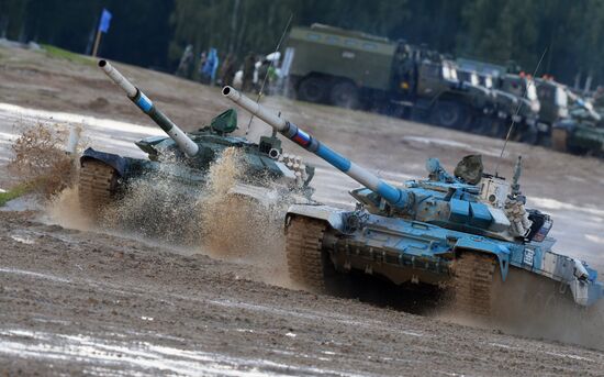 Russia Army Games Tank Biathlon