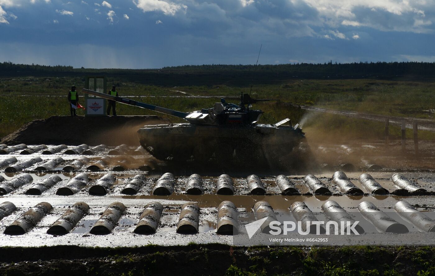 Russia Army Games Tank Biathlon