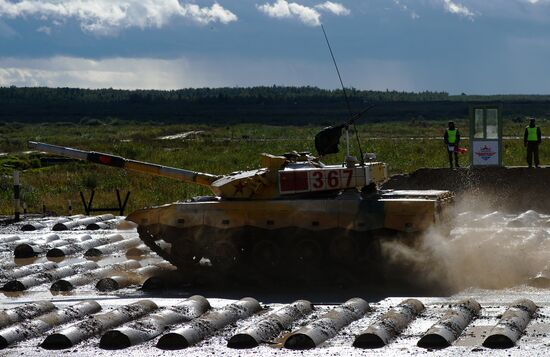 Russia Army Games Tank Biathlon