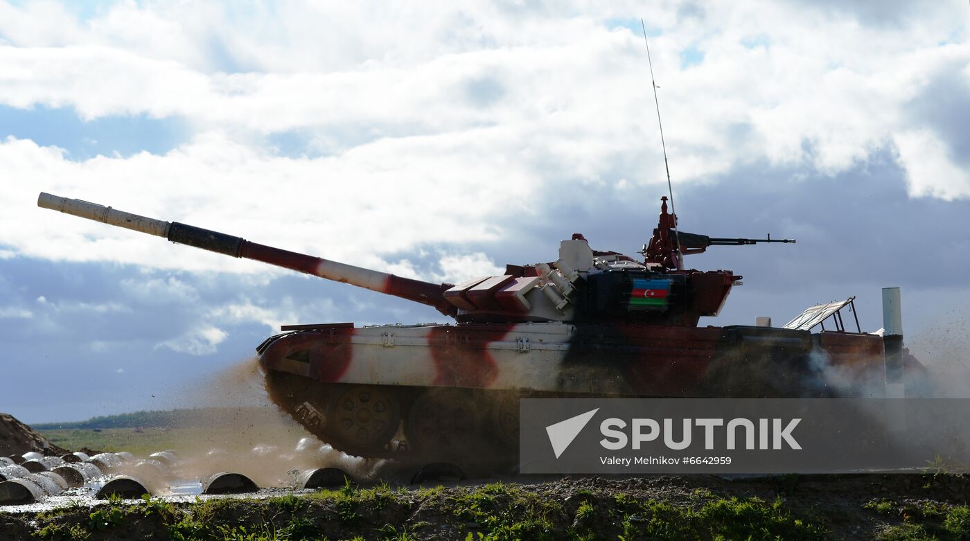 Russia Army Games Tank Biathlon