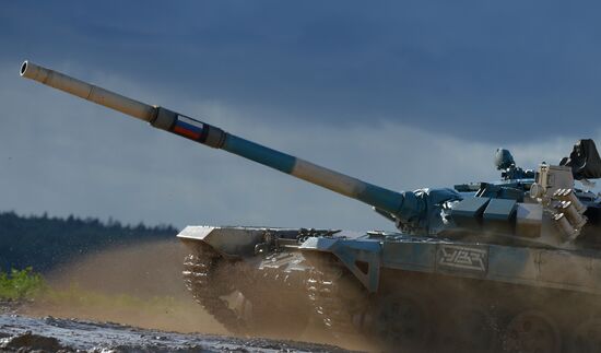 Russia Army Games Tank Biathlon