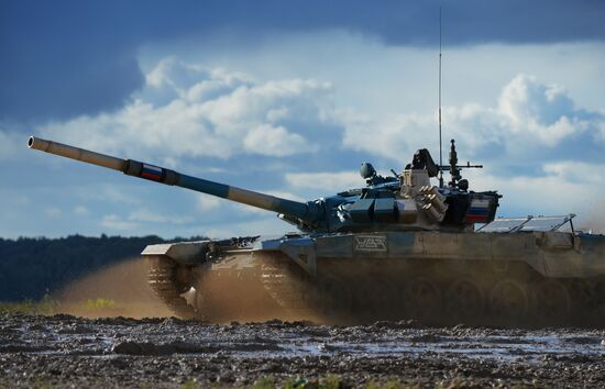 Russia Army Games Tank Biathlon