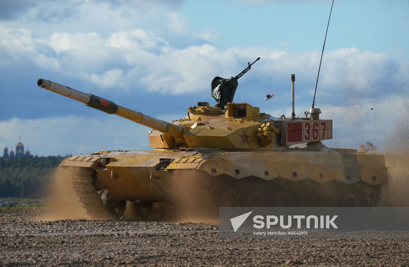 Russia Army Games Tank Biathlon