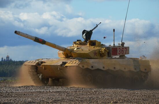 Russia Army Games Tank Biathlon