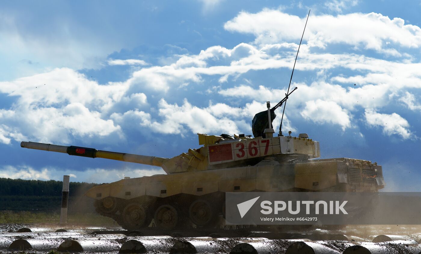 Russia Army Games Tank Biathlon