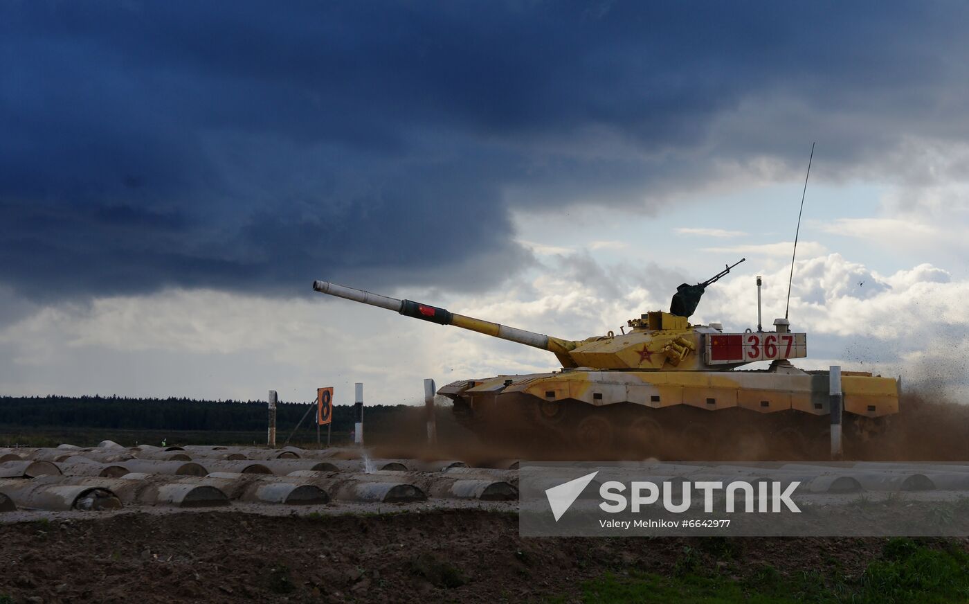 Russia Army Games Tank Biathlon