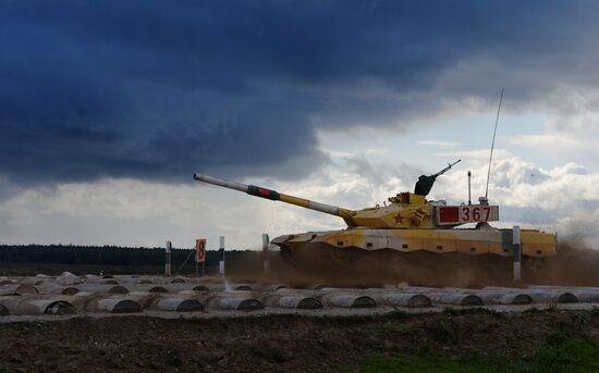 Russia Army Games Tank Biathlon