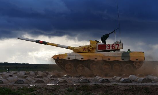 Russia Army Games Tank Biathlon