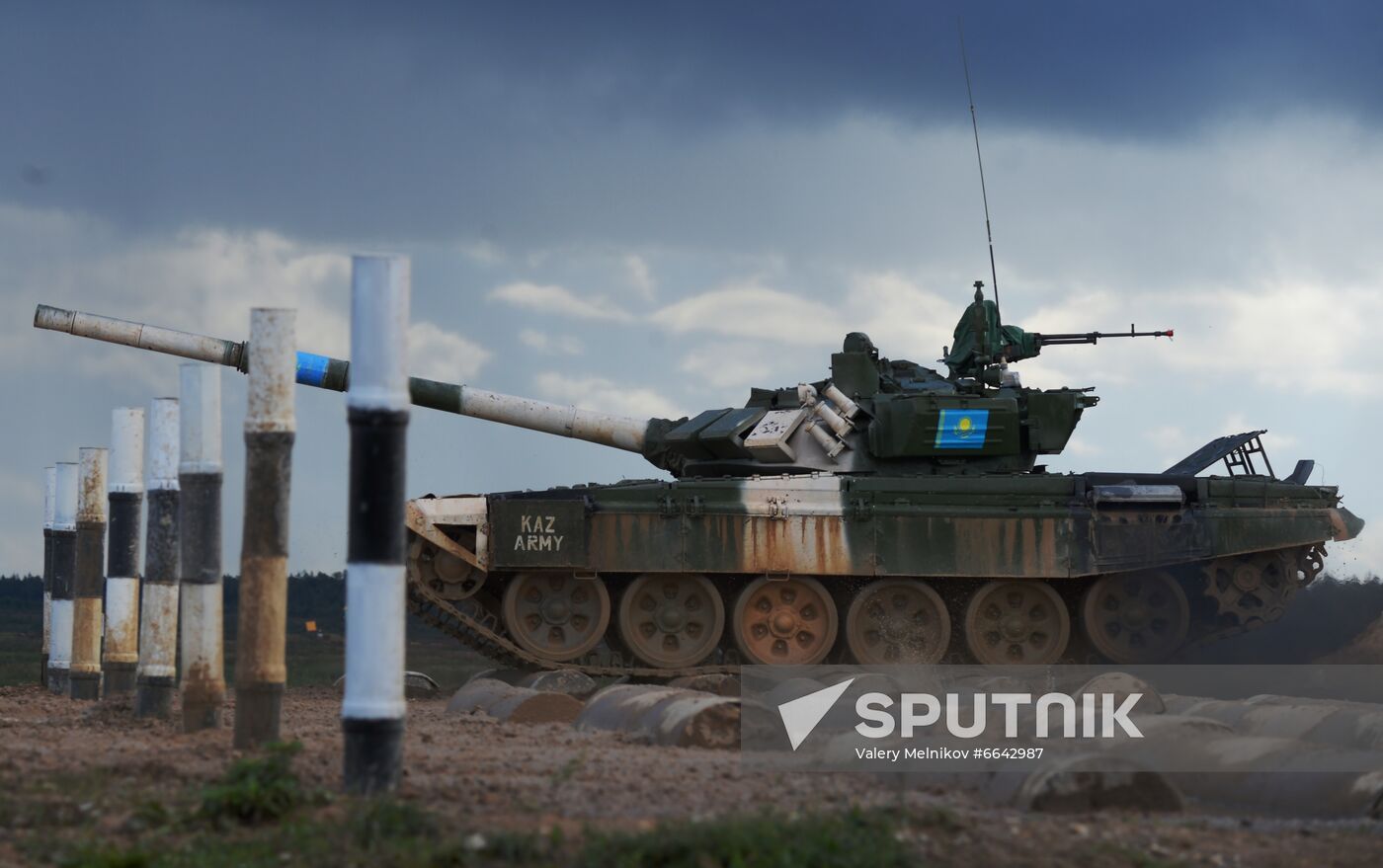 Russia Army Games Tank Biathlon