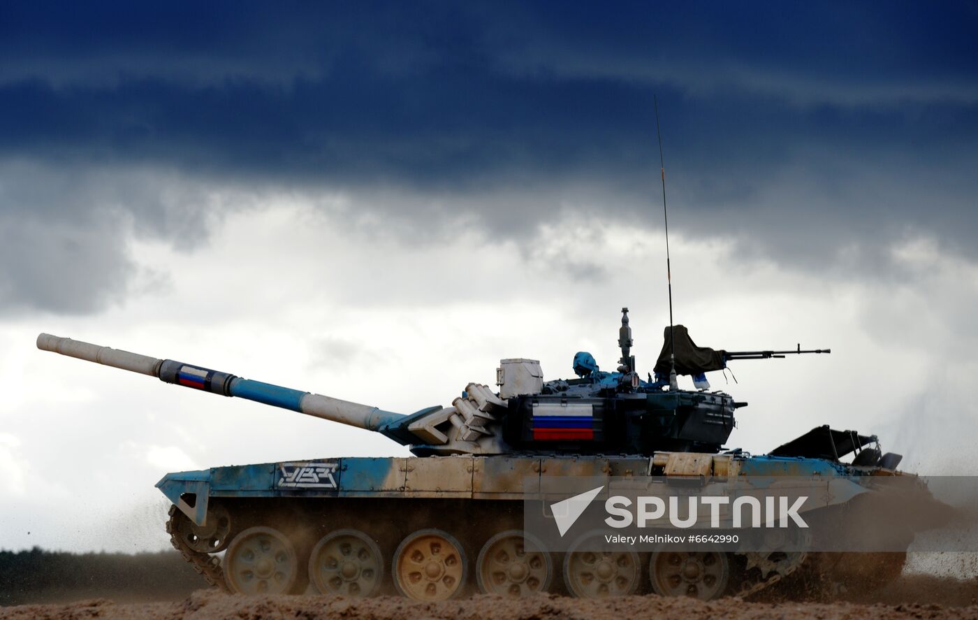 Russia Army Games Tank Biathlon