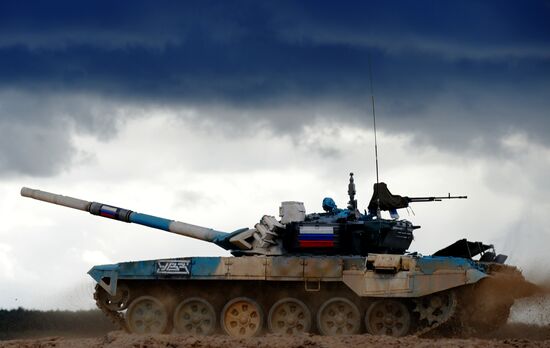 Russia Army Games Tank Biathlon