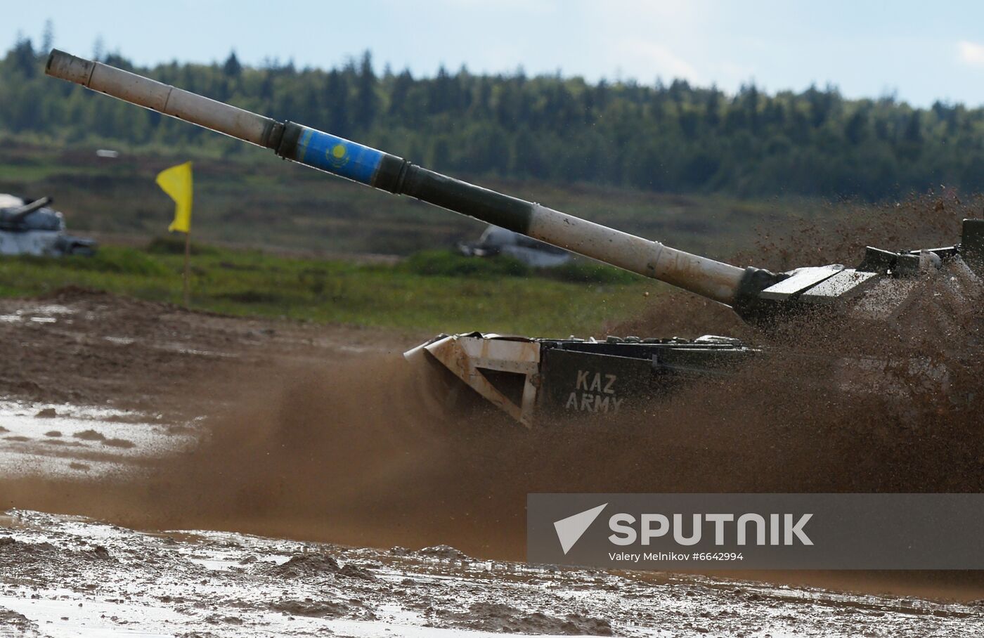 Russia Army Games Tank Biathlon