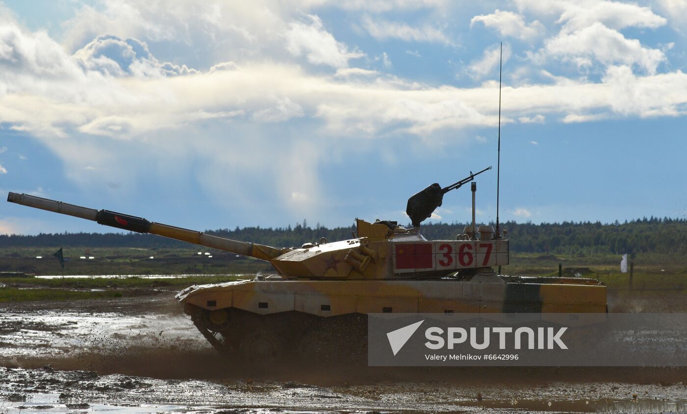 Russia Army Games Tank Biathlon