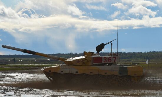 Russia Army Games Tank Biathlon