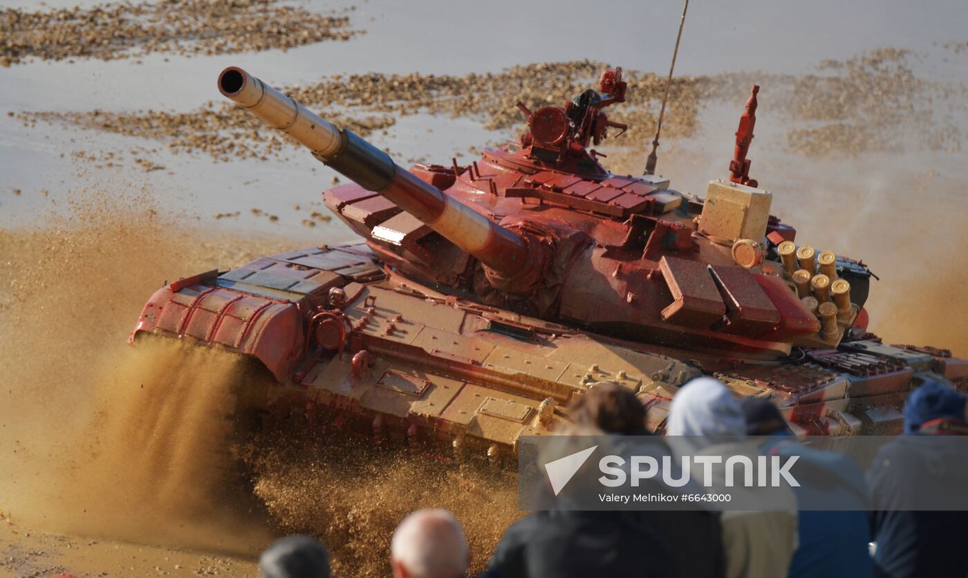 Russia Army Games Tank Biathlon