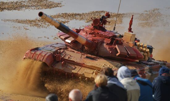 Russia Army Games Tank Biathlon