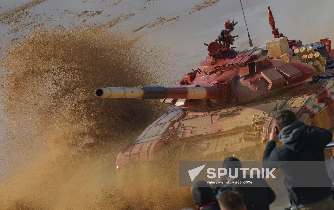 Russia Army Games Tank Biathlon