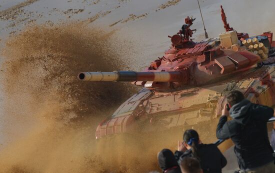 Russia Army Games Tank Biathlon