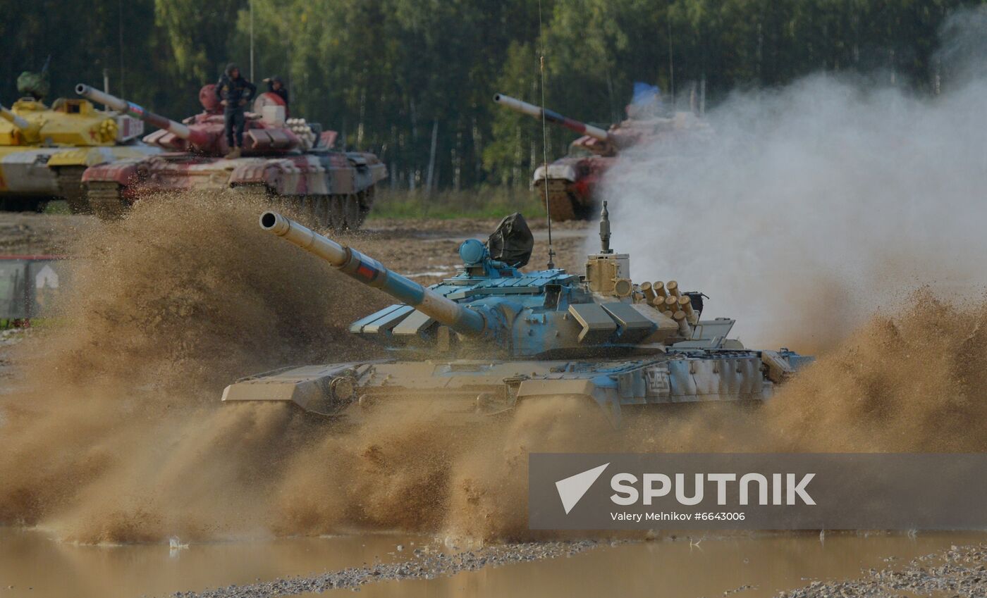 Russia Army Games Tank Biathlon