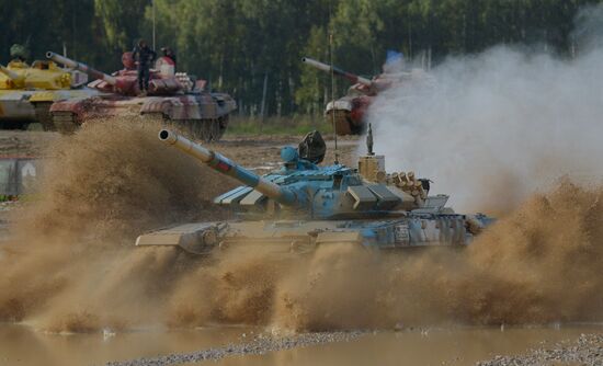 Russia Army Games Tank Biathlon