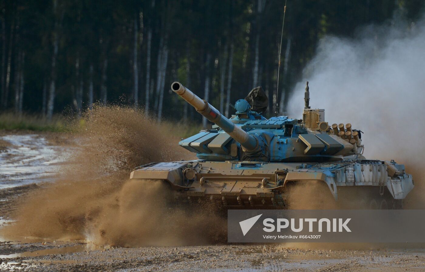 Russia Army Games Tank Biathlon