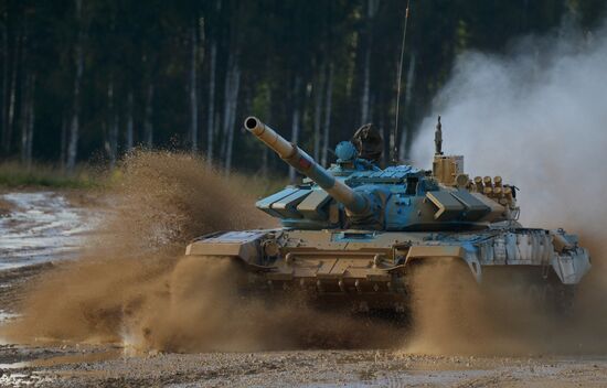 Russia Army Games Tank Biathlon