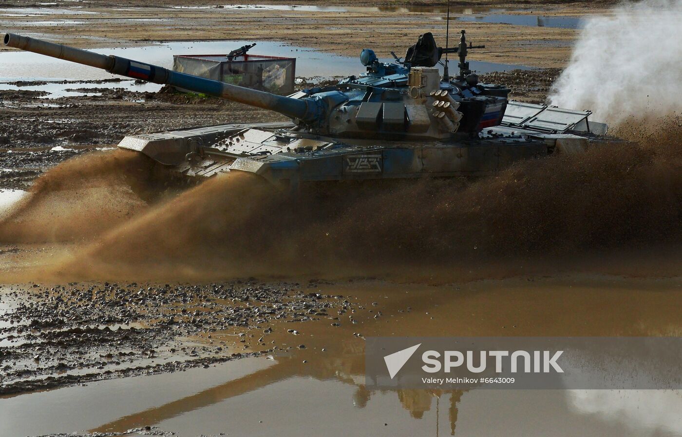 Russia Army Games Tank Biathlon