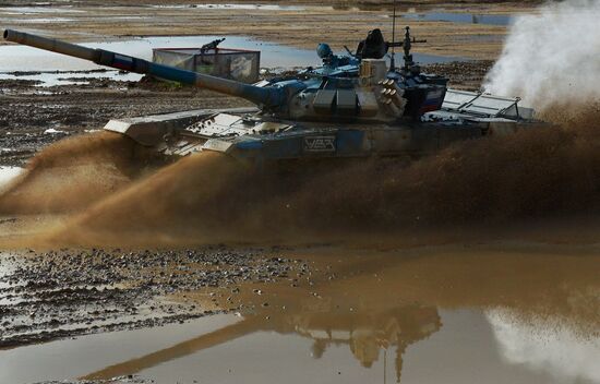 Russia Army Games Tank Biathlon