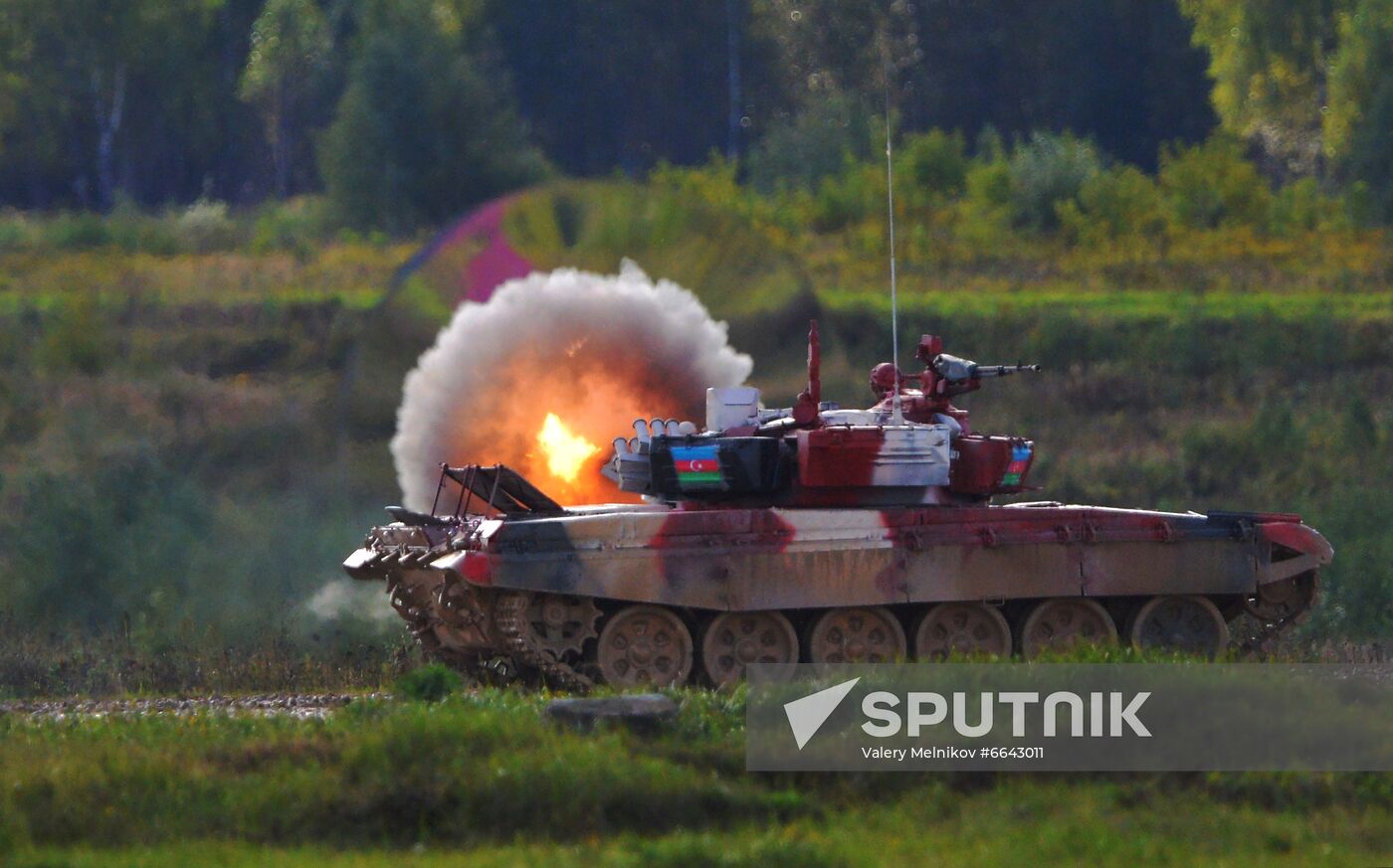 Russia Army Games Tank Biathlon