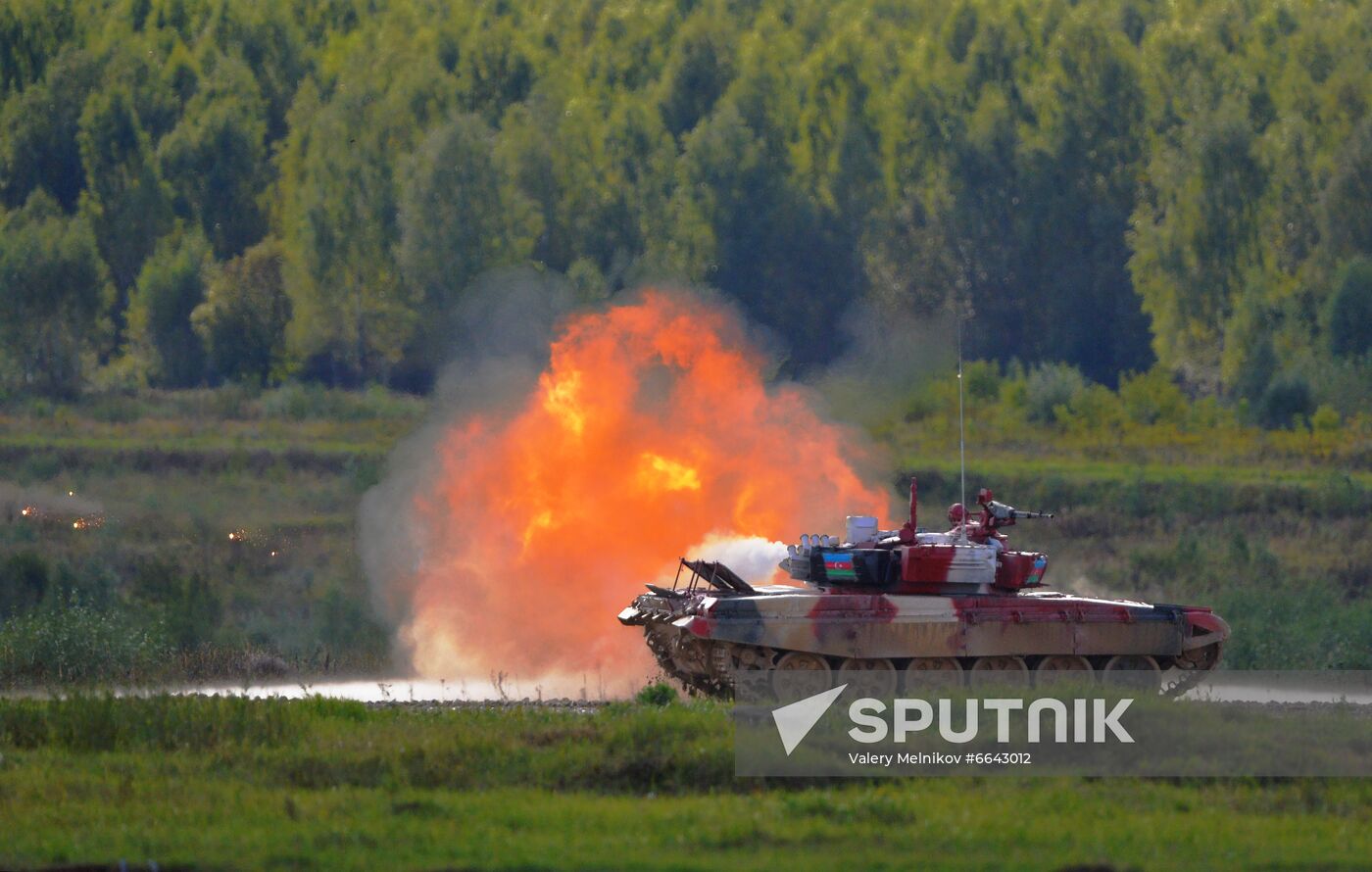 Russia Army Games Tank Biathlon