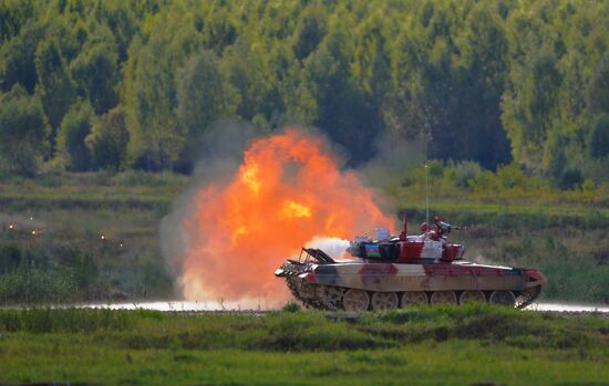 Russia Army Games Tank Biathlon