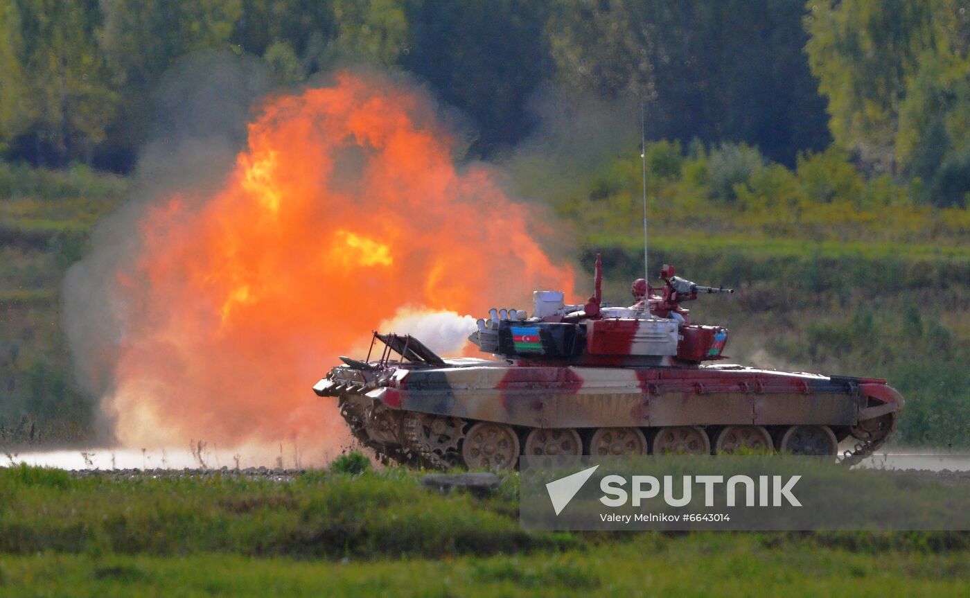 Russia Army Games Tank Biathlon