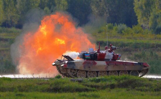 Russia Army Games Tank Biathlon