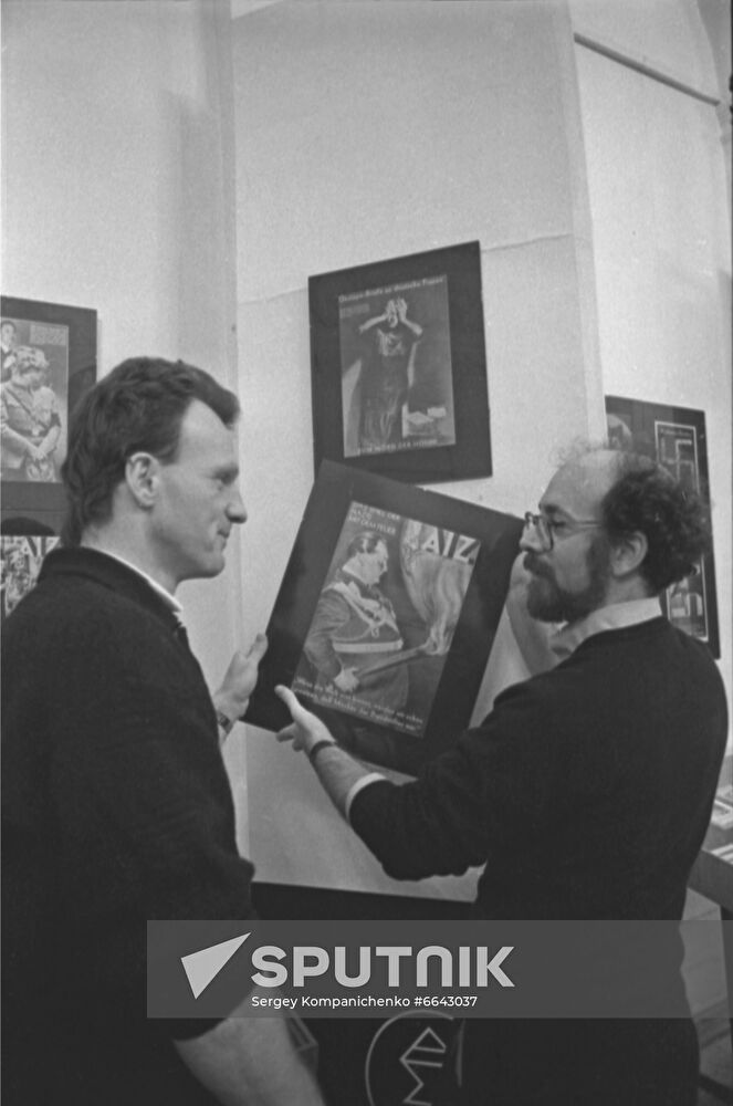 Anti-Nazism Book, Poster and Caricature in 1920-1950 Germany exhibition