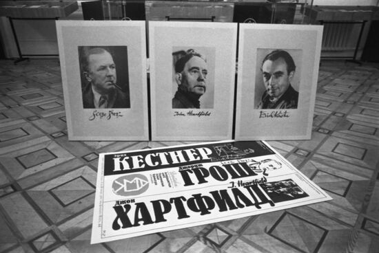 Anti-Nazism Book, Poster and Caricature in 1920-1950 Germany exhibition